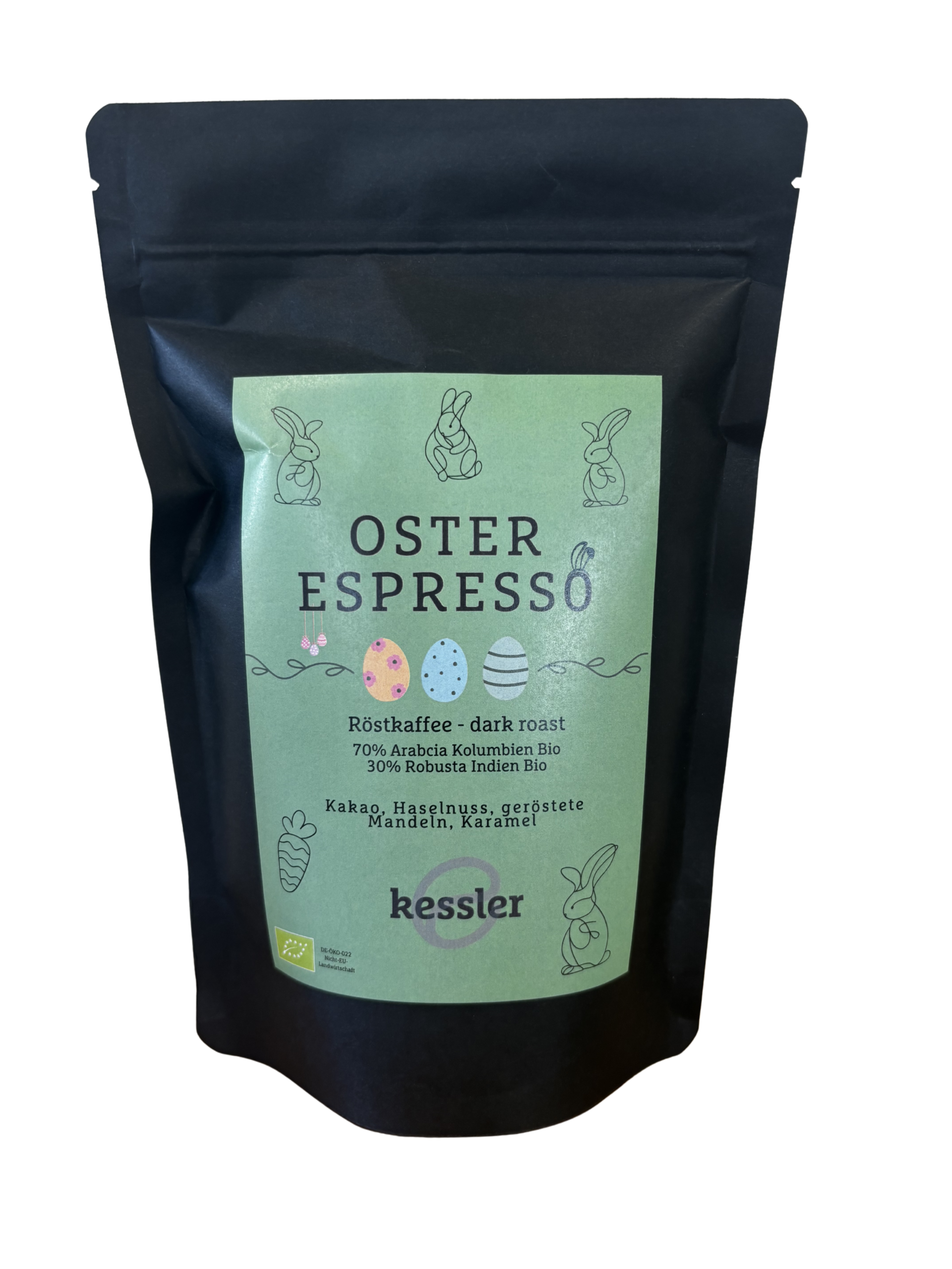 kessler Oster Espresso Bio 250g Röstkaffee - dark roast